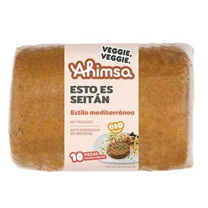 Ahimsa Seitán Estilo Mediterráneo Ecológico Ahimsa 750 G.