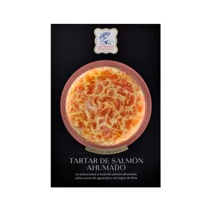 Ahumados Dominguez Tartar de Salmón Ahumado con Salsa de Aguacate 150 G. 