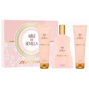 Aire de Sevilla Amara Estuche Regalo para Mujer con Colonia, Crema Hidratante y Gel de Ducha.
