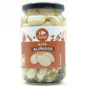 Ajos Aliñados Classic Carrefour 235 G.