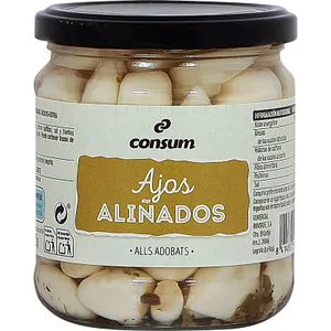 Ajos Aliñados Frasco 220 Gr