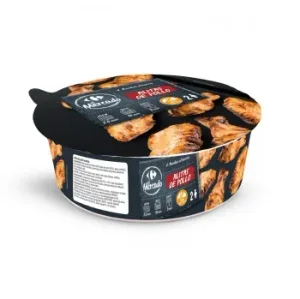 Alas de Pollo Marinadas Asadas el Mercado 500 G Aprox