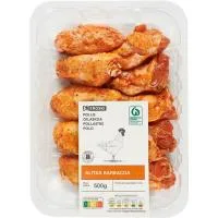 Alas de Pollo Sabor Barbacoa Eroski, Bandeja 500 G