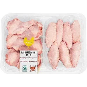 Alas Partidas de Pollo Peso Aproximado