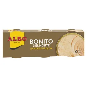 Albo Bonito del Norte en Aceite de Oliva Pack 3 Uds. X 67 G. 201 G