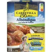 Albondigas con Tomate Carretilla, Bandeja 300 G