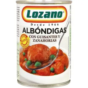 Albóndigas de Ternera con Guisantes 425 Gr