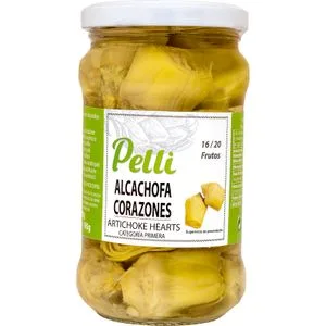 Alcachofas 16/20 Piezas Frasco 165 Gr