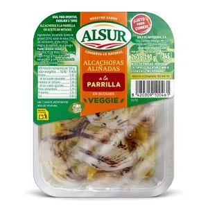 Alcachofas Aliñadas a la Parrilla 190 Gr