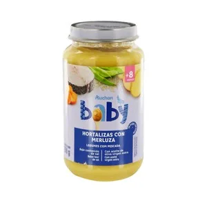Alcampo Baby Tarrito de Hortalizas con Merluza a Partir de 8 Meses 250 G.