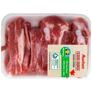 Alcampo Cultivamos LO Bueno Costillas, en Palos, de Cerdo Raza Duroc 375 G