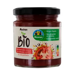 Alcampo Cultivamos LO Bueno Ecológico  Mermelada Extra de Tomate de Temporada Ecológica  250 G.