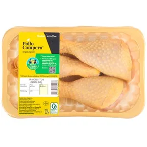 Alcampo Cultivamos LO Bueno Jamoncitos de Pollo Campero, Bandeja. 375 G