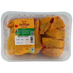 Alcampo Cultivamos LO Bueno  Medio Pollo Certificado Troceado Bandeja. 750 G