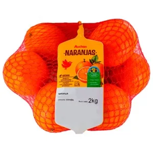 Alcampo Cultivamos LO Bueno Naranja, Malla 2 Kg. 2000 G