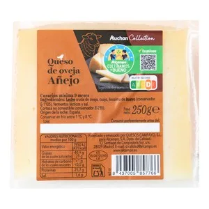 Alcampo Cultivamos LO Bueno  Queso de Oveja Añejo  250 G.