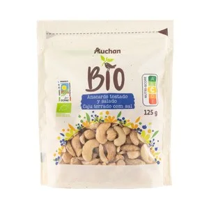 Alcampo Ecológico Anacardos Tostados y Salados 125 G