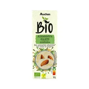 Alcampo Ecológico Bebida de Almendras Ecológica Sabor Suave 1 L. 1000 ML