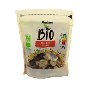 Alcampo Ecológico Cocktail de Frutos Secos Naturales de Procedencia Ecológica 150 G