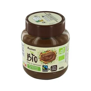 Alcampo Ecológico Crema de Cacao y Avellanas Ecológica, sin Aceite de Palma 400 G.