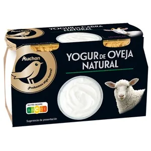 Alcampo Gourmet Yogur Natural de Leche de Oveja 2 X 115 G. 230 G