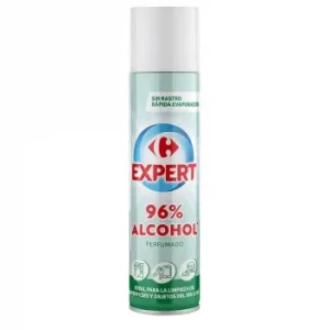 Alcohol 96% Perfumado en Spray Limpiador Superficies Carrefour Expert 400 Ml.