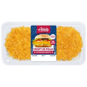 Aldelís Hamburguesas de Pollo con Rebozado Extracrujiente 4 X 60 G. 240 G