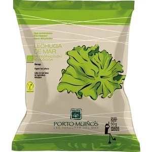 Algas Deshidratadas Ecológicas Lechuga de Mar  Porto Muiños 50 G