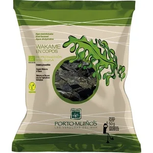 Algas Deshidratadas Ecológicas Wakame en Copos Porto Muiños