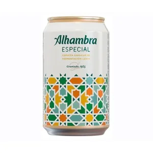 Alhambra Especial Cerveza Lata 33cl. 330 ML