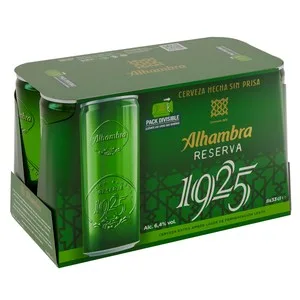 Alhambra Reserva 1925 Cerveza Pack 8 Uds X 33 Cl 2640 ML