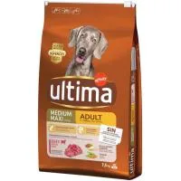 Aliemento de Buey-arroz para Perro Adulto Ultima, Saco 7,5 Kg