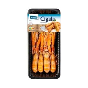 Aligator  Cigalas 9/14 Enteras, Crudas y Ultracongeladas 400 G.