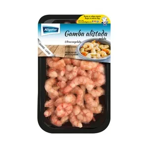 Aligator Gamba Alistada Grande 20 / 35, Pelada y Ultracongelada Aligator. 300 G