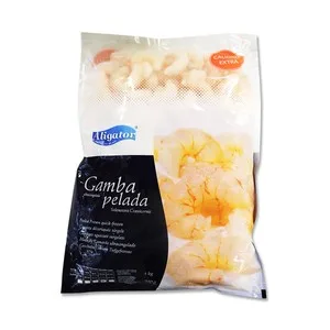 Aligator Gambas Peladas 70/100 Piezas Aligator 700 G.