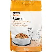 Alimento Completo para Gato Eroski Basic, Saco 4 Kg
