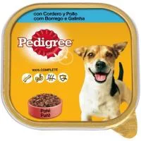 Alimento con Cordero-pollo para Perro Pedigree, Tarrina 300 G