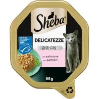 Alimento de Gelatina con Salmón para Gato Sheba, Tarrina 85 G
