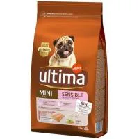Alimento de Salmón para Perro Mini Sensitive Ultima, Saco 1,5 Kg