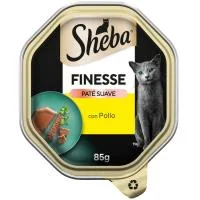 Alimento Húmedo de Pollo para Gato Sheba Finesse, Lata 85 G