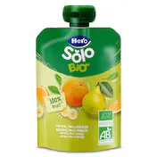 Alimento Infantil con Puré de Pera, Plátano y Naranja 100% Ecológica Hero Bolsa 100 G