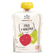 Alimento Infantil con Puré de Pera y Manzana Dia Fruticampo Bolsa 90 G