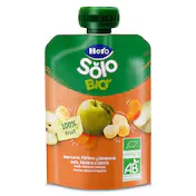 Alimento Infantil con Puré Manzana, Plátano y Zanahoria 100% Ecológica Hero 100 G