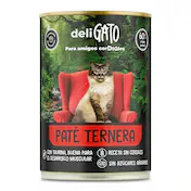 Alimento para Gatos Paté de Ternera Deligato de Dia Lata 400 G
