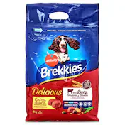 Alimento para Perros Adultos con Buey Brekkies Delicious 3 Kg