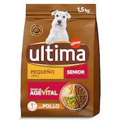 Alimento para Perros Mini Senior Ultima Bolsa 1.5 Kg