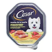 Alimento para Perros Selección de la Huerta con Pollo Cesar Tarrina 150 G