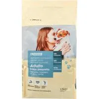 Alimento Perro Razas Pequeñas Eroski, Saco 1,5 Kg
