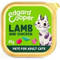 Alimento Cordero, Pollo Gato Adulto Edgard&cooper, Tarrina 85 G