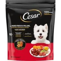 Alimento Seco de Ternera y Aves para Perro César, Saco 1,4 Kg